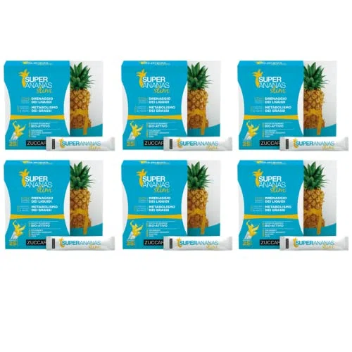 Super Ananas Slim 6 Confezioni da 250 ml - Zuccari